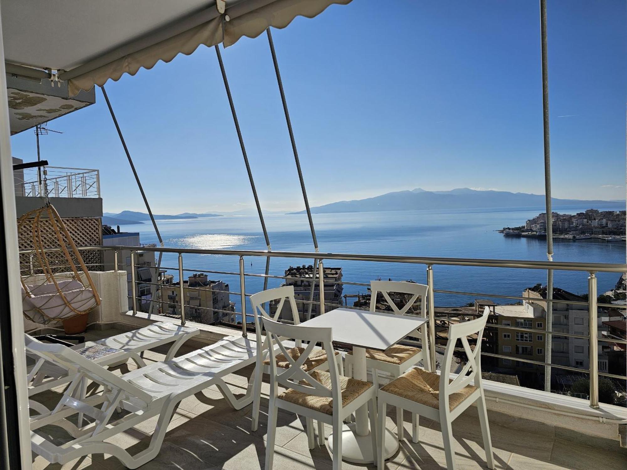 Panorama View Apartments Sarande Ngoại thất bức ảnh