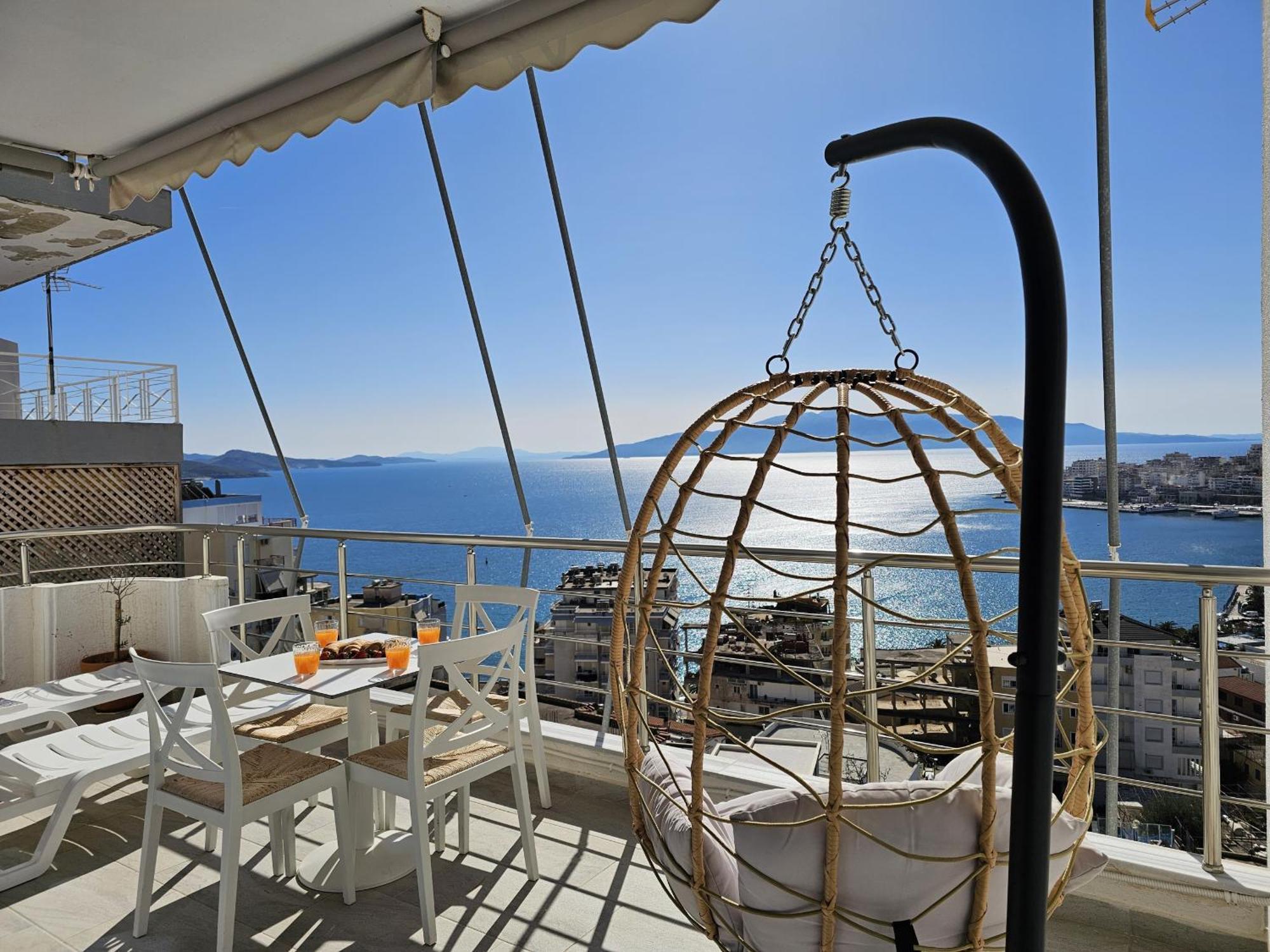 Panorama View Apartments Sarande Ngoại thất bức ảnh