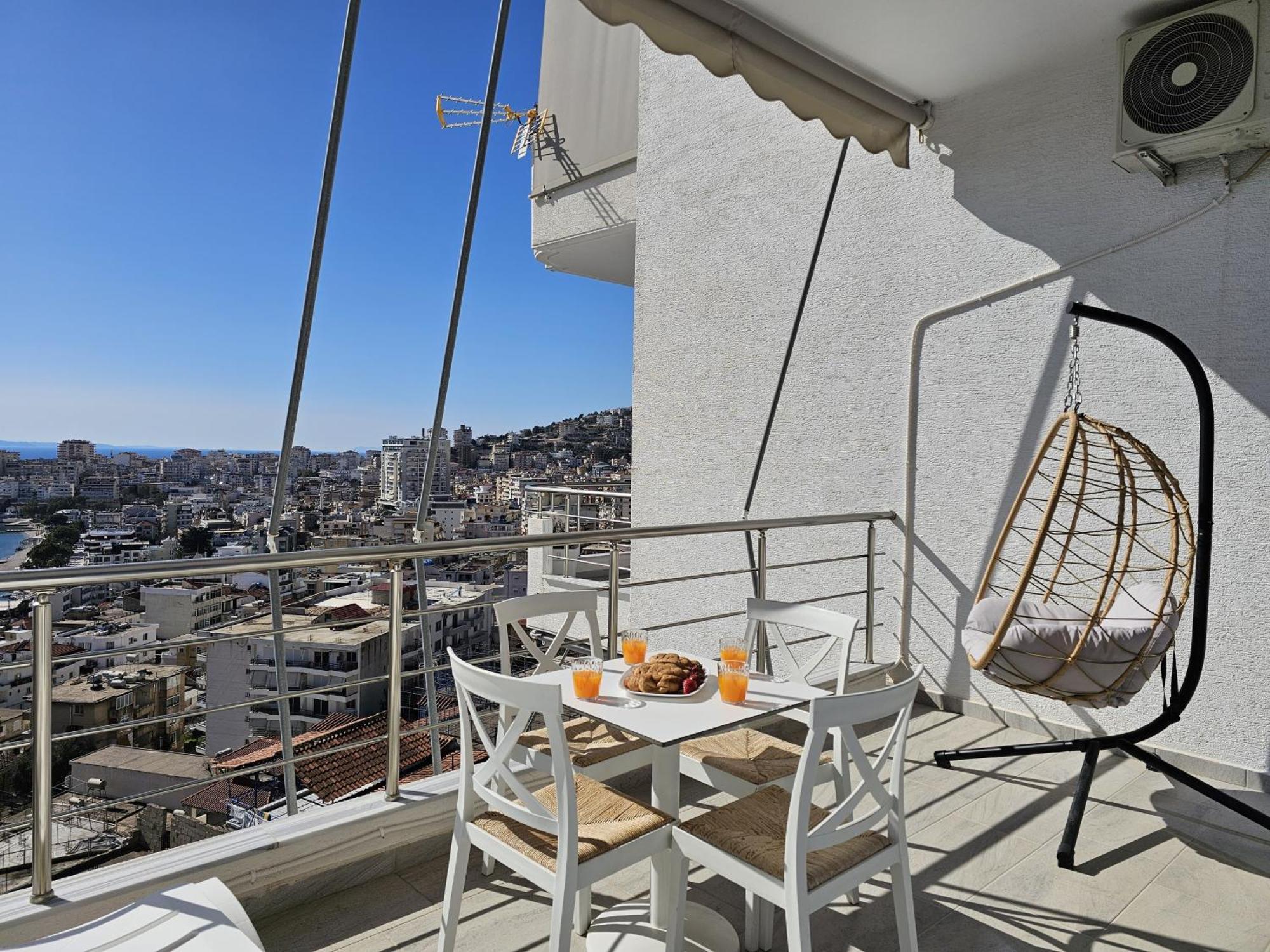 Panorama View Apartments Sarande Ngoại thất bức ảnh