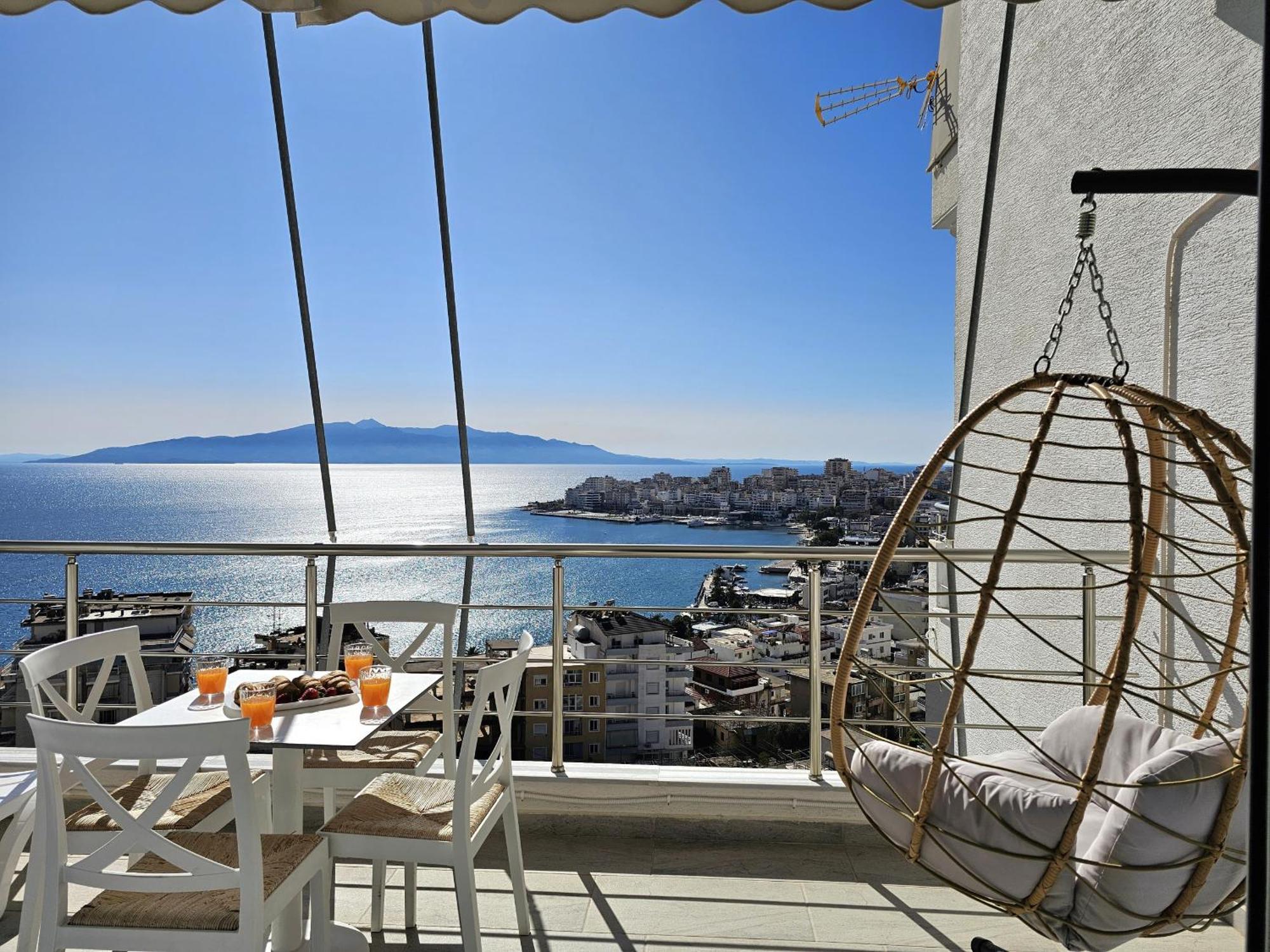 Panorama View Apartments Sarande Ngoại thất bức ảnh