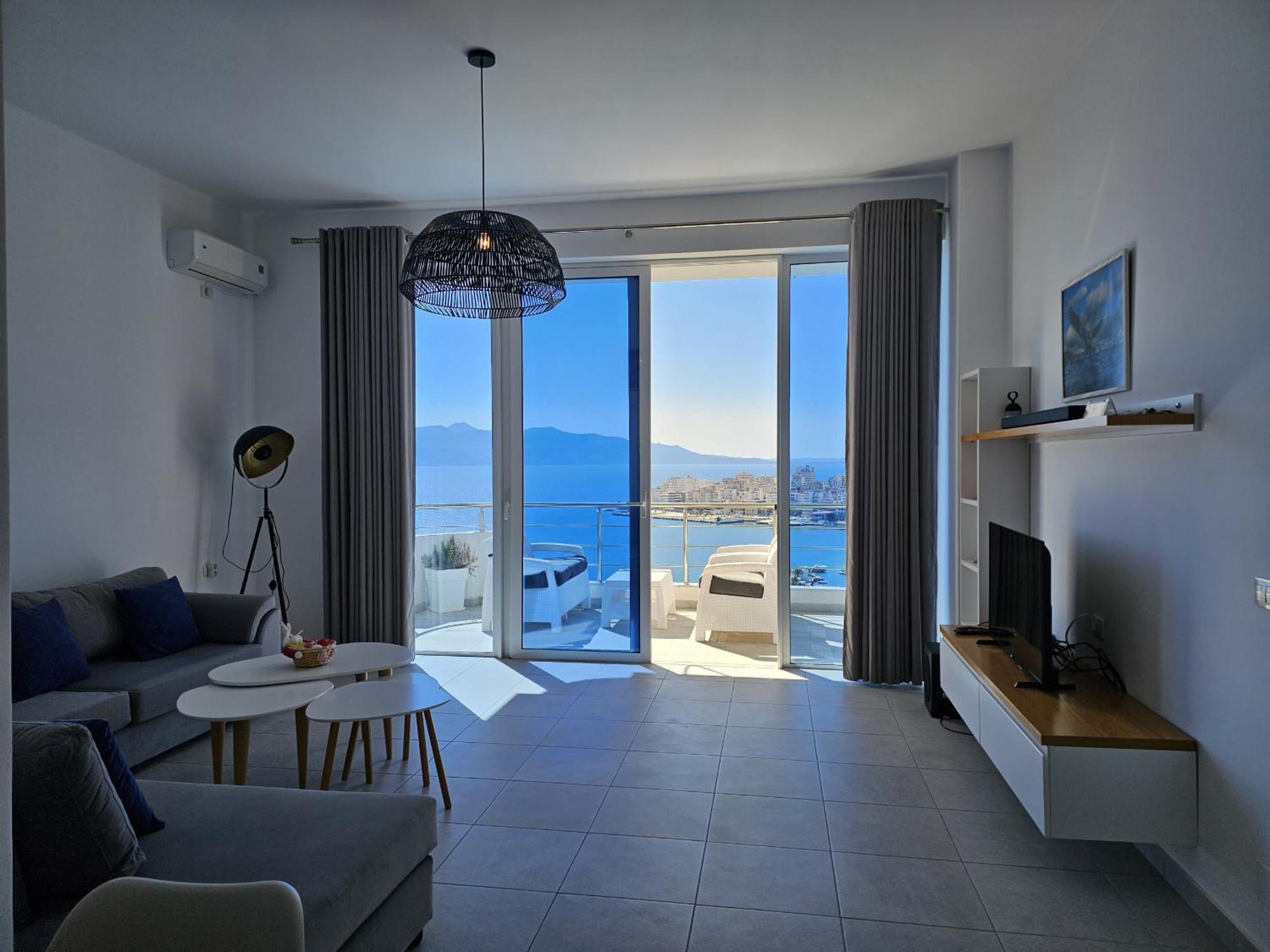Panorama View Apartments Sarande Ngoại thất bức ảnh