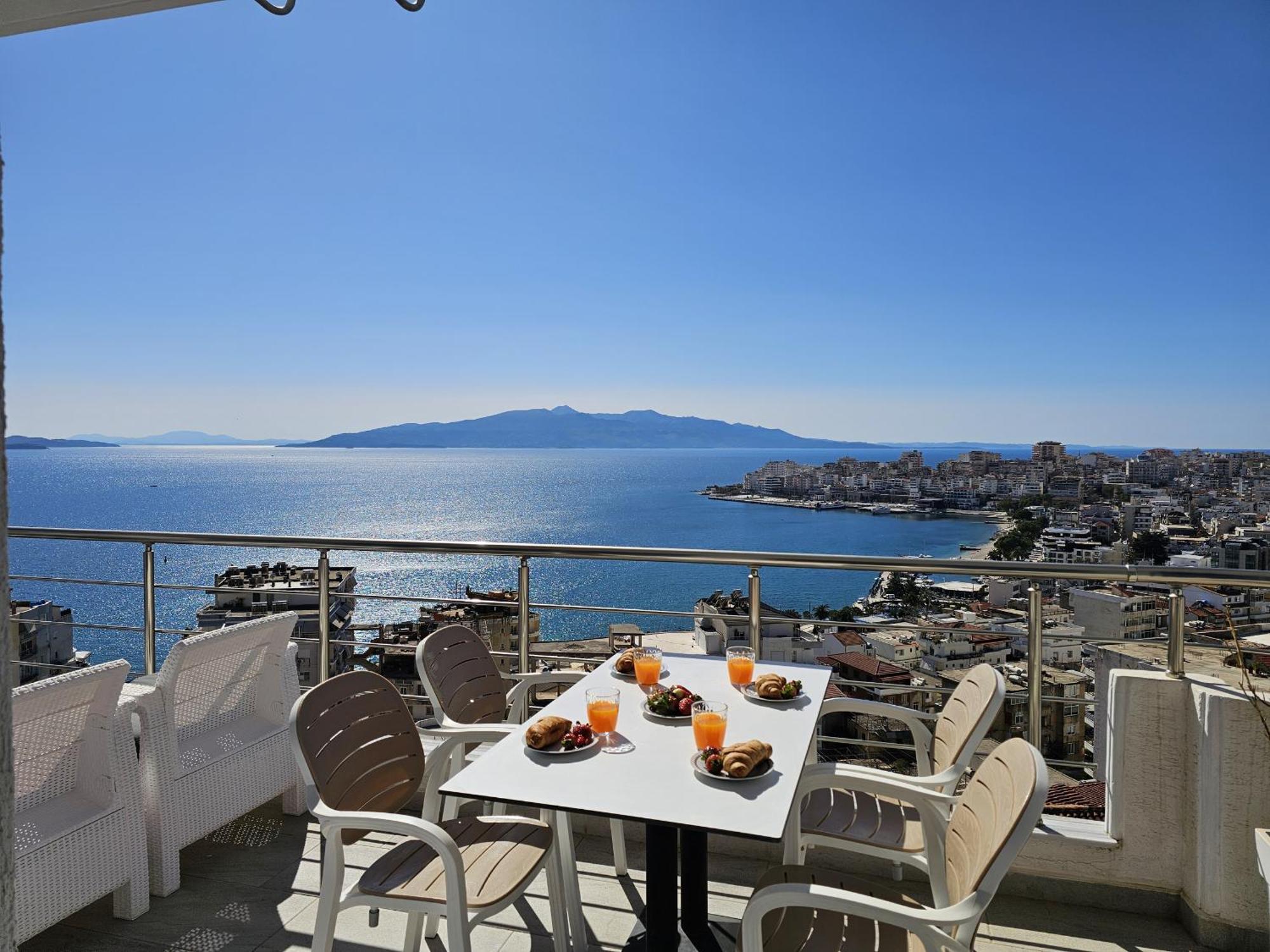 Panorama View Apartments Sarande Ngoại thất bức ảnh