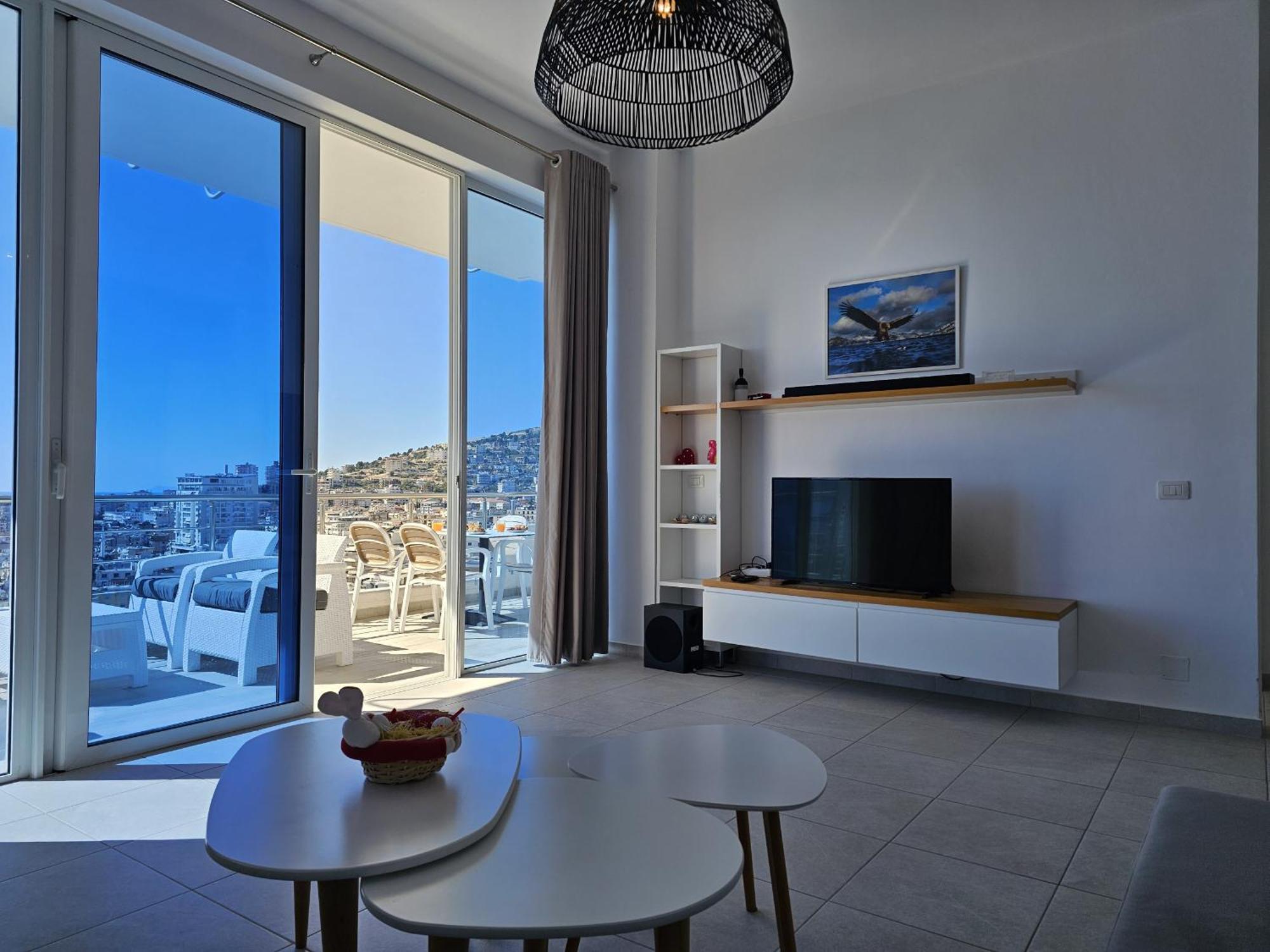 Panorama View Apartments Sarande Ngoại thất bức ảnh