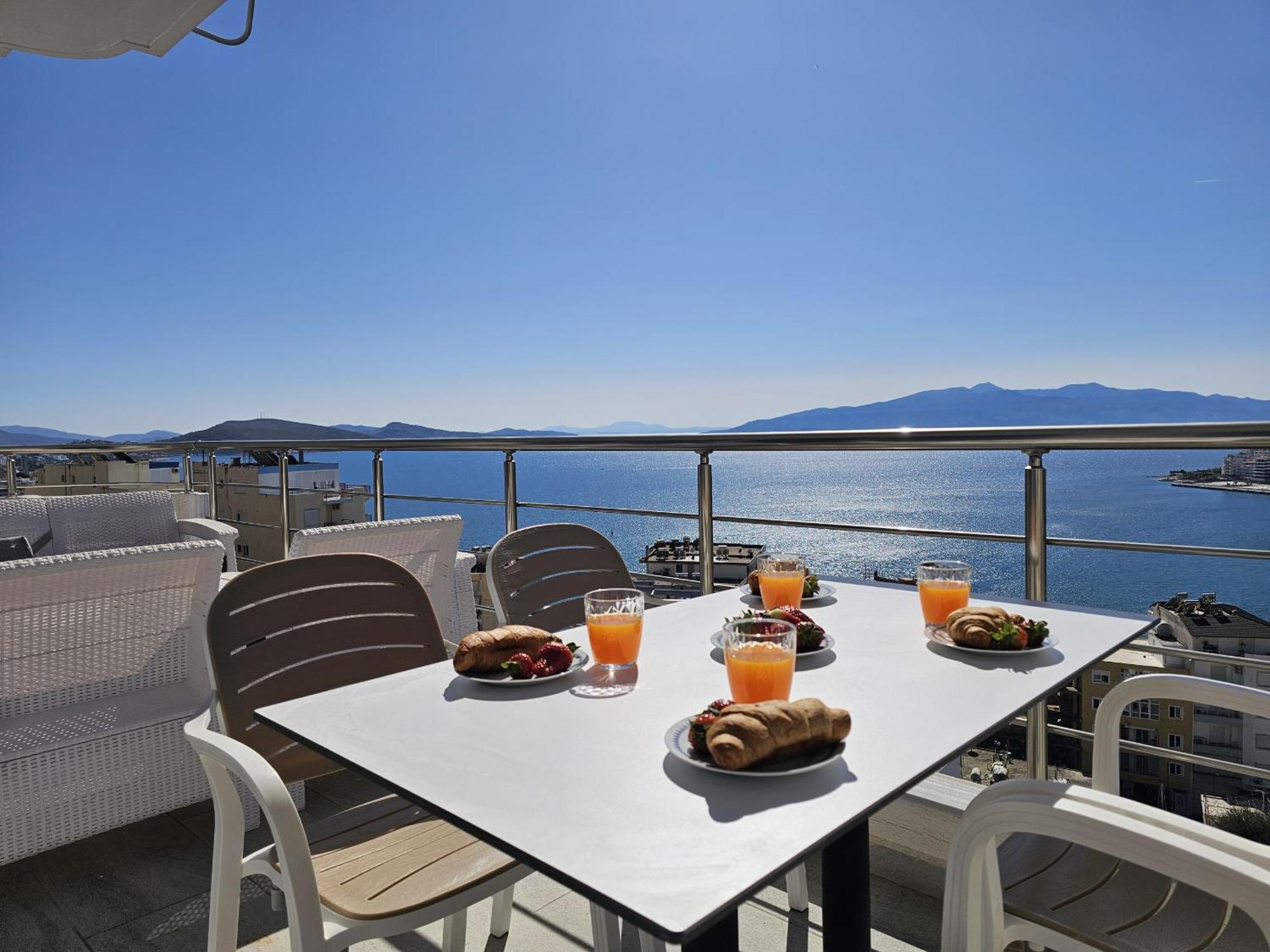 Panorama View Apartments Sarande Ngoại thất bức ảnh